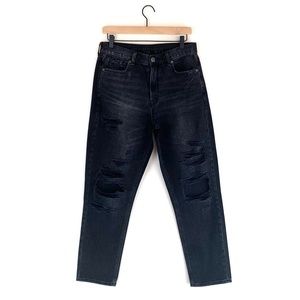 American Eagle Mom Black High Rise Jeans
